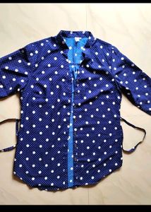 Beautiful Navy Blue 💙 And Whith Dotes🤍😻