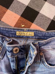 guess blue denim jeans