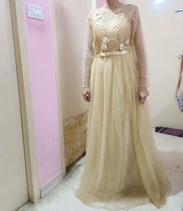 Golden Party Gown