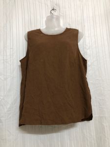 Zero Brown Sleeveless Top