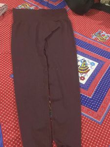 Burgundy Leggings