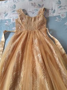 Gold Lace Gown