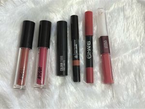 Combo Of 6 Nude Branded Lipsticks .