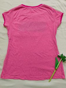 Max &#34;Be Happy&#34; Pink T-Shirt