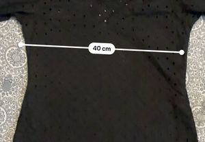 Black Cotton Kurta (item 20)