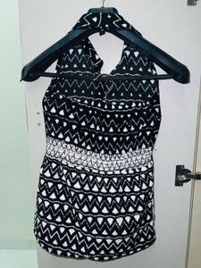 Halter Neck Top Backless