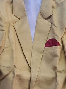 Yellow Formal Blazer