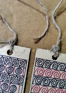 Handmade Bothside Doodle Bookmarks - Set of 8