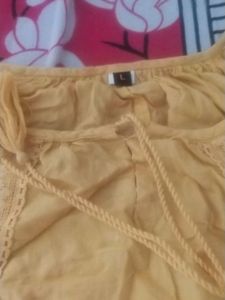 Yellow Light Colour Top Best Quality