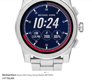100% original michael kors men smart watch