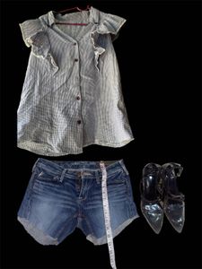 Combo Of 2 Korean Tops Or Shorts