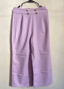Shein Lavendar Color Culottes