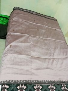 🥳mauve Pink Color Embroidery Saree🥳