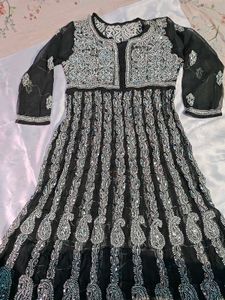 Embroidered Semi-Formal Top