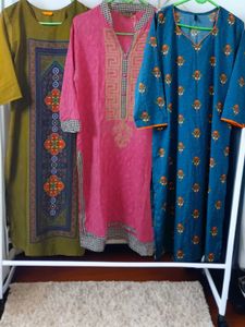 🧿Combo Of 3 Kurta 🌸