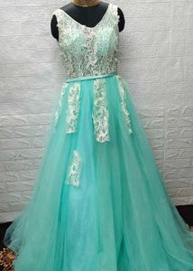 6 Layers Blue Princess Dress/ Ball Gown/ Wedding
