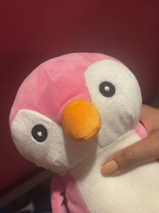 Pink Penguin Plush Toy