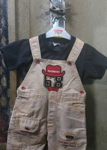 Baby Denim Dungaree Combo 3
