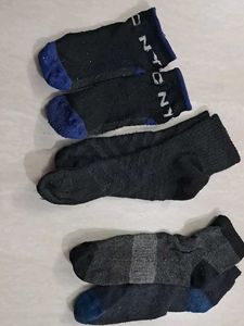 3 Pair Of Old Socks