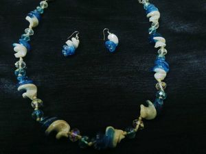 Beaded Necklace &amp; Earring Set