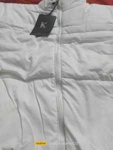 White Puffer Women Jacket - New with Tag