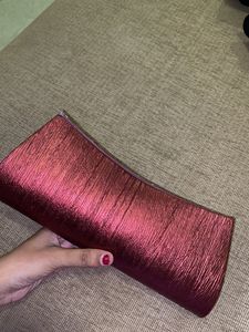 Maroon Clutch
