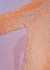 Peach Lace Top