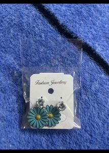 Korean Sunflower Earings #121