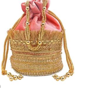 Velvet Hand Potli Bag