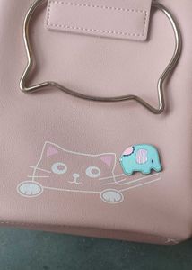Cute Beige Crossbody Bag