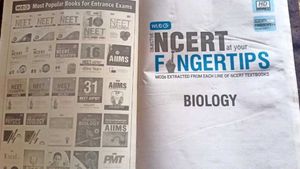 Combo Of Biology NCERT Fingertips and Texbook