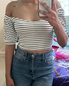 Striped Crop Top - FREE SHIPPING!!
