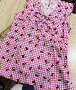 Cherry Pink Mini Skirt