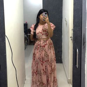 Floral Lehenga Choli Set