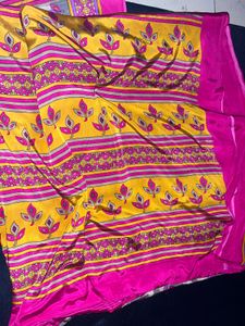 Crepe Yellow &amp; Pink
