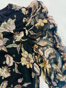 Floral Puff Sleeve Top