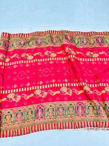 Red Printed Kurta set