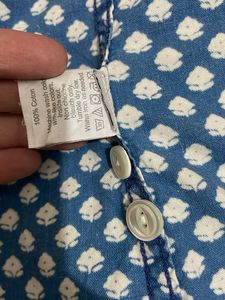 J. Crew 100% Cotton Button Front Trendy Denim Flow