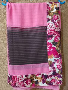 Floral Print Saree