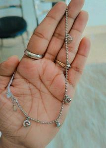 Cute Silver Bracelet/Anklet With Hallmark