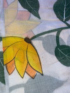 Cotton HANDPRINTED Saree New