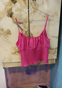 Pink Crop Top