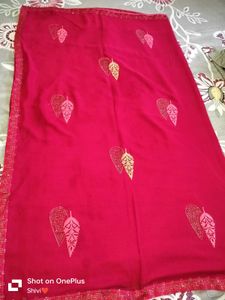 Rose Pink Saree