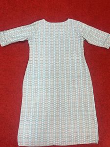 Embroidery Blue Kurta