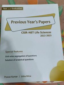 Previous Year's Papers CSIR