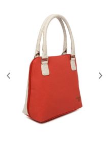 Baggit Red and beige hand bag