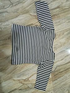Striped Long Sleeve Top