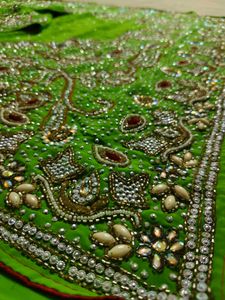 Heavy Saree With Blouse Full Stone Work Sare 🔥