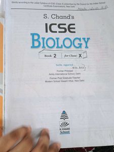 Biology Class 10th By Sarita Agrawal Icse