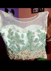 Sea Green Indo Western Dress 💚